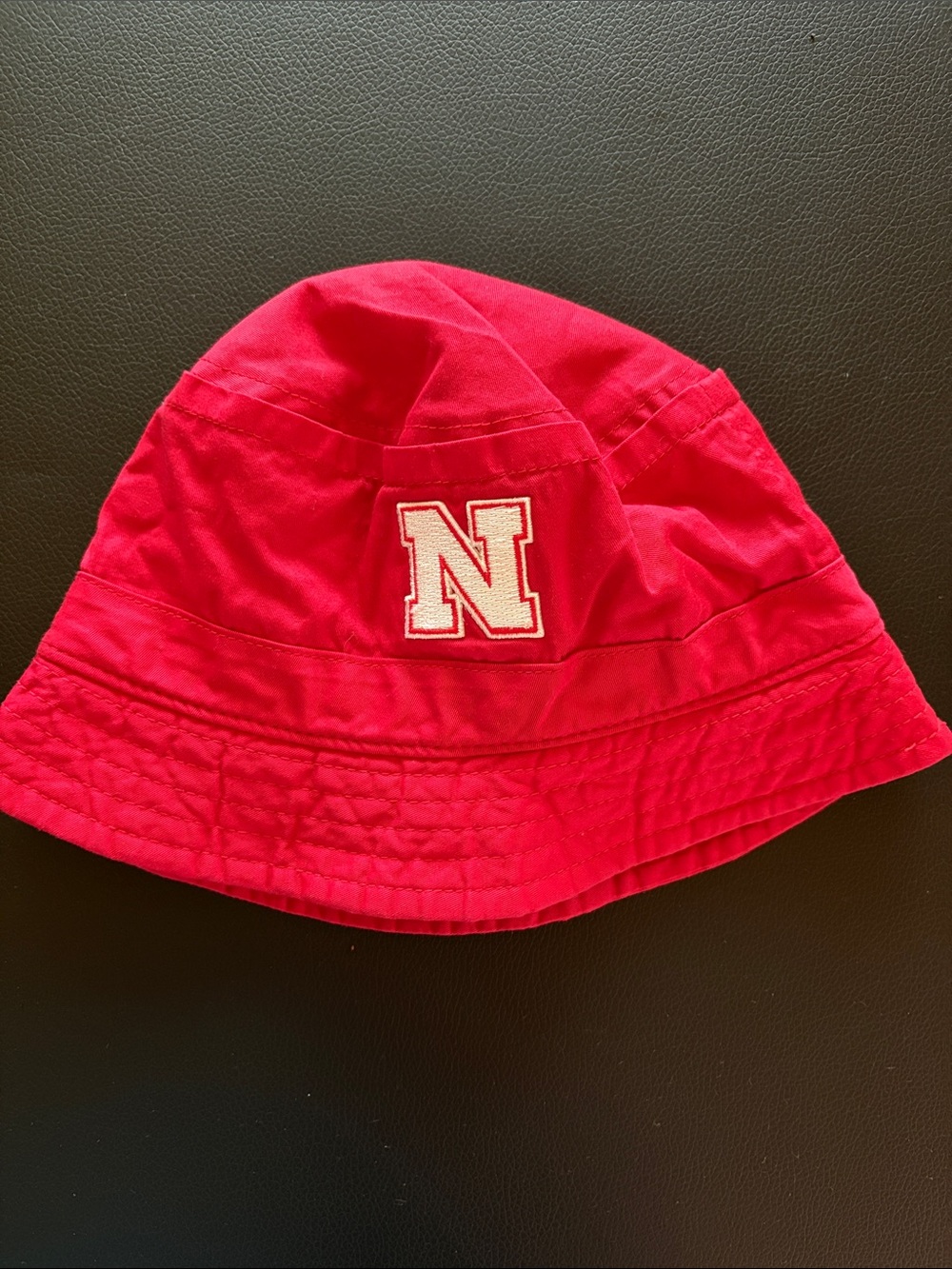 Nebraska Huskers Toddler Red Bucket Hat with 'N' Patch